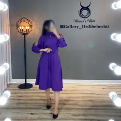 پیراهن آستین چاکدار - کد 875