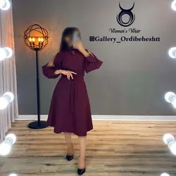 پیراهن آستین چاکدار - کد 875