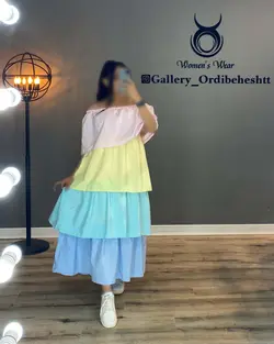 پیراهن طبقه ای _ کد 946