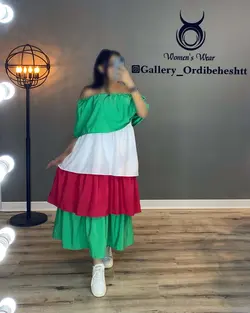 پیراهن طبقه ای _ کد 946