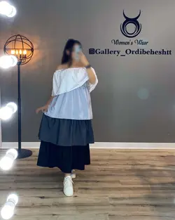 پیراهن طبقه ای _ کد 946