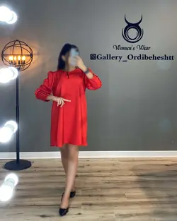 پیراهن پشت باز بندی - کد 943