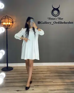 پیراهن پشت باز بندی - کد 943