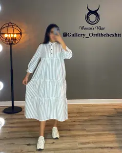 پیراهن راه راه - کد 937