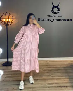 پیراهن راه راه - کد 937