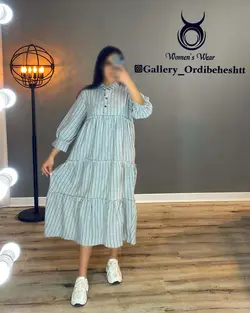 پیراهن راه راه - کد 937