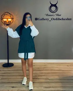 شومیز دو تیکه - کد 887