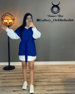 شومیز دو تیکه - کد 887