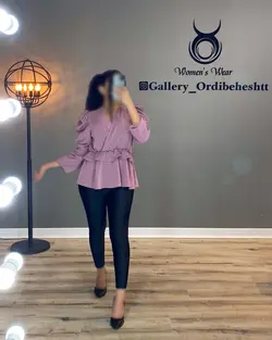 شومیز کمر پلیسه - کد 905