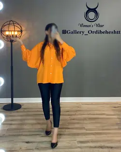 شومیز دکمه صدفی - کد 903