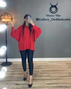 شومیز دکمه صدفی - کد 903