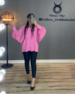 شومیز دکمه صدفی - کد 903