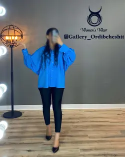 شومیز دکمه صدفی - کد 903