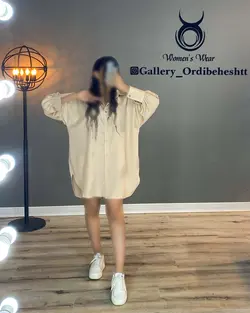 پیراهن آستین پلیسه - کد 894