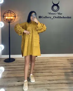 پیراهن یقه سه سانتی - کد 933