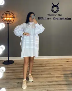 پیراهن یقه سه سانتی - کد 933