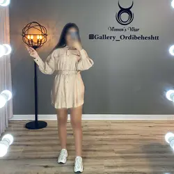 پیراهن آستین پلیسه - کد 862