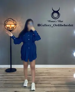 پیراهن آستین پلیسه - کد 862