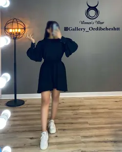 پیراهن آستین پف - کد 924