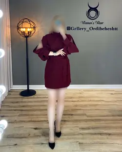 پیراهن آستین چاکدار - کد 598