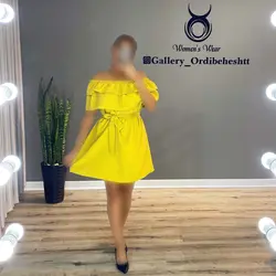 پیراهن یقه قایقی - کد 637