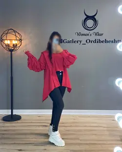 شومیز آستین پف - کد 799