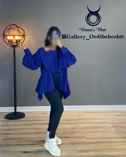 شومیز آستین پف - کد 799