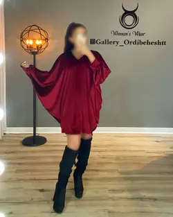 پیراهن مخمل - کد 783