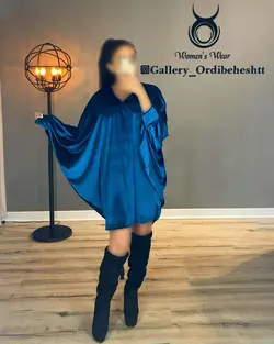 پیراهن مخمل - کد 783