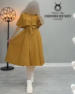 پیراهن شنل دار - کد 2004