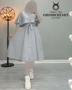 پیراهن شنل دار - کد 2004