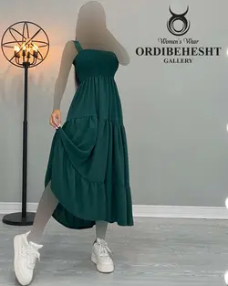 پیراهن بالاتنه کش+تل - کد 2054