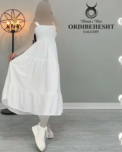 پیراهن بالاتنه کش+تل - کد 2054