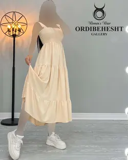 پیراهن بالاتنه کش+تل - کد 2054