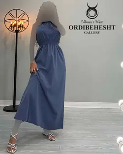 پیراهن یقه گره - کد 2141