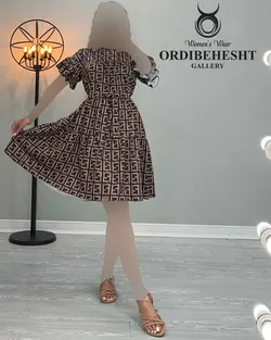 پیراهن طرح دار - کد 2127