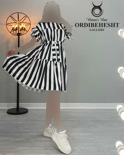 پیراهن طرح دار - کد 2127