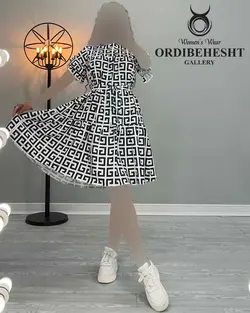 پیراهن طرح دار - کد 2127