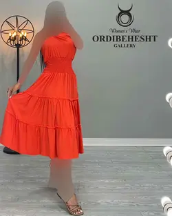 پیراهن یقه رومی - کد 2195