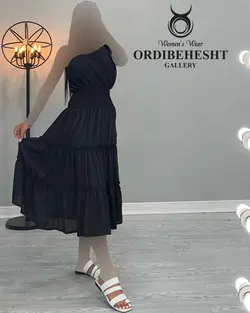 پیراهن یقه رومی - کد 2195