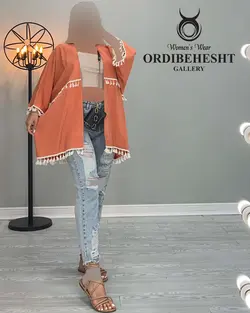 مانتو کمر ریش - کد 2150