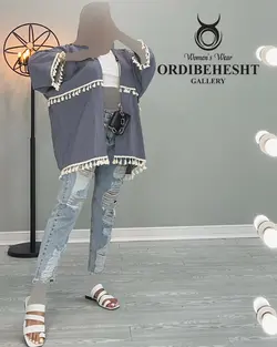 مانتو کمر ریش - کد 2150