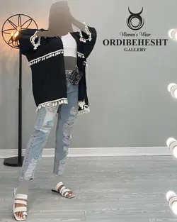 مانتو کمر ریش - کد 2150