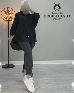 شومیز آستین پف - کد 2212