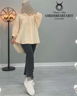 شومیز آستین پف - کد 2212