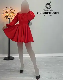 پیراهن عروسکی - کد 2162