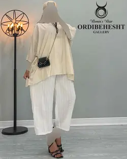 بلوز شلوار راه راه - کد 2203