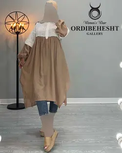 پیراهن بالا گیپور - کد 2193