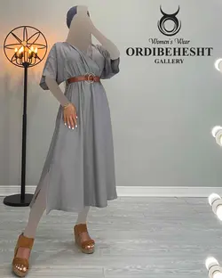 پیراهن+کمربند - کد 2215