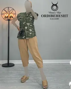 شومیز جلو زیپ - کد 2166